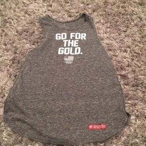 Grey olympic tee shirt